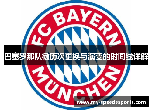 巴塞罗那队徽历次更换与演变的时间线详解